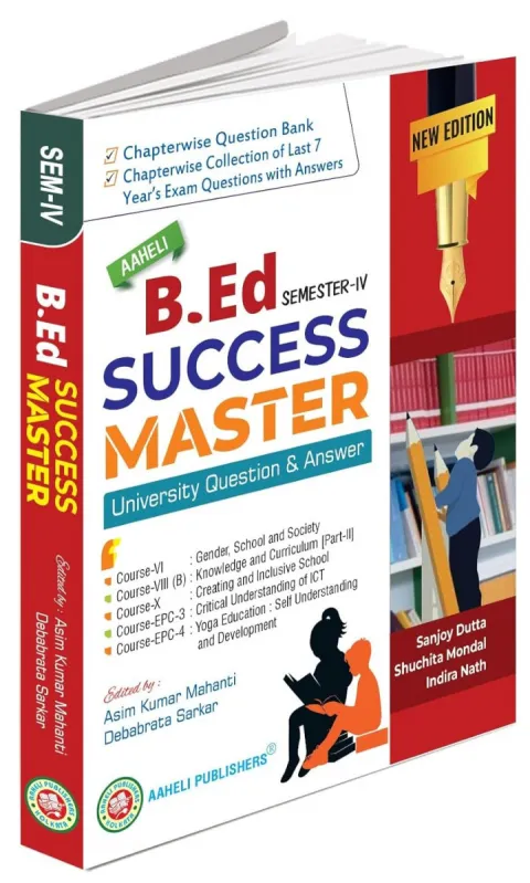 B Ed Success Master 4th Semester By Aaheli Publishers 2025-2026