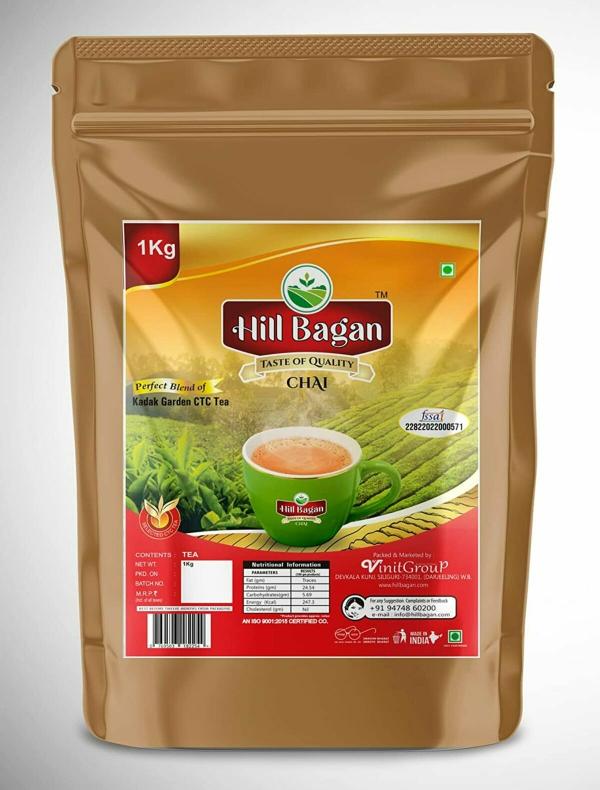 Hill Bagan Gold CTC Tea | Hand Picked From Hill Bagan Darjeeling 1Kg