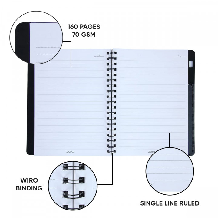 DOMS Wiro Note Book 1 Subject Note Book