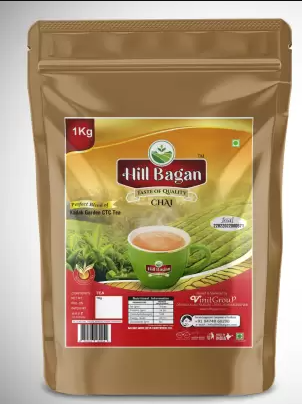 Hill Bagan Gold CTC Tea Assam and Darjeeling Tea Pack of 2 Tea Pouch  (2 x 1 kg)