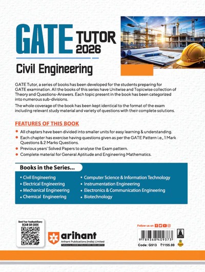 GATE 2026 Civil Engineering by Prasant Dixit (Arihant Publications)