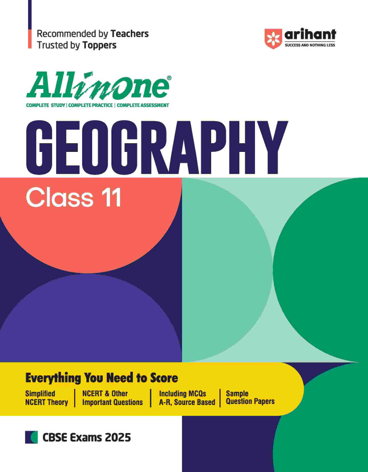 Arihant All In One Geography Class 11 - 2025