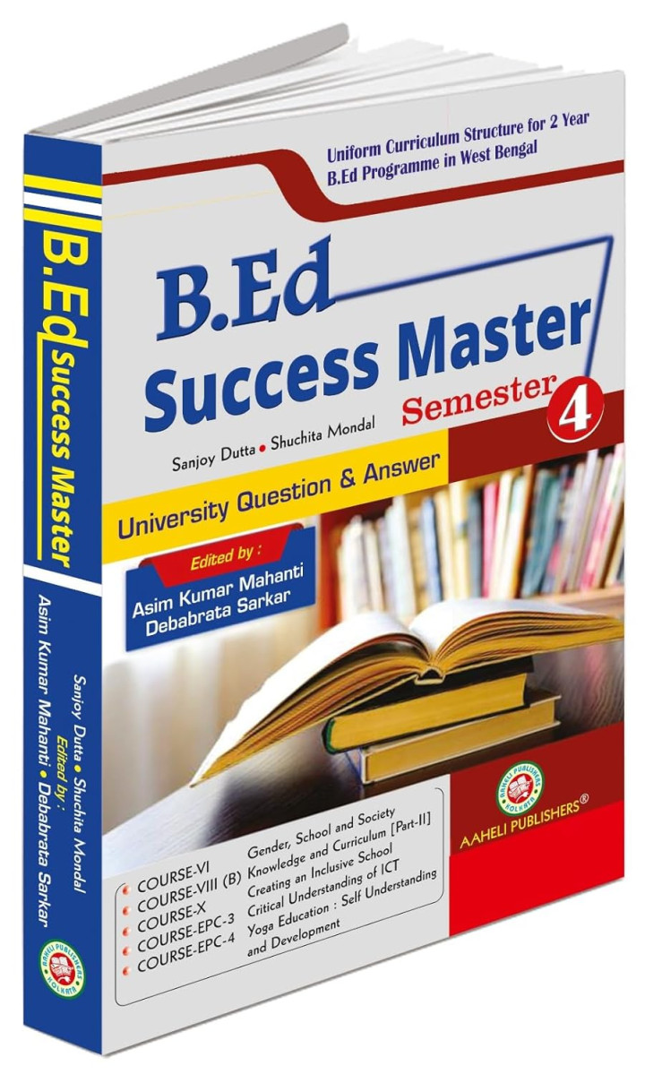 B Ed Success Master 4th Semester By Aaheli Publishers 2023-24