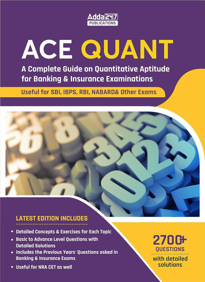 Bank Ace Quant  2700+ Questions by Adda247 Publications 2024