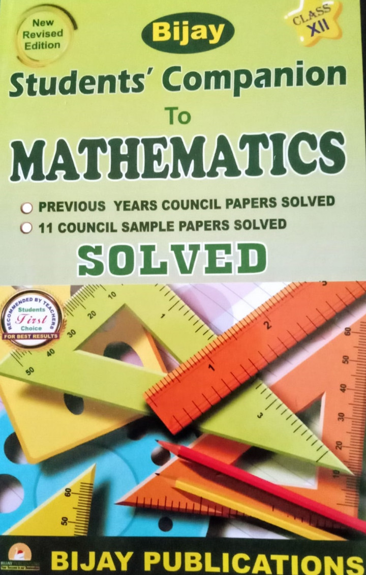 Bijay Student's Companion To Mathematics Class 12