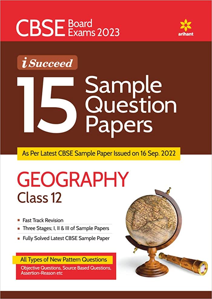 CBSE 15 Sample Paper Geography 2023