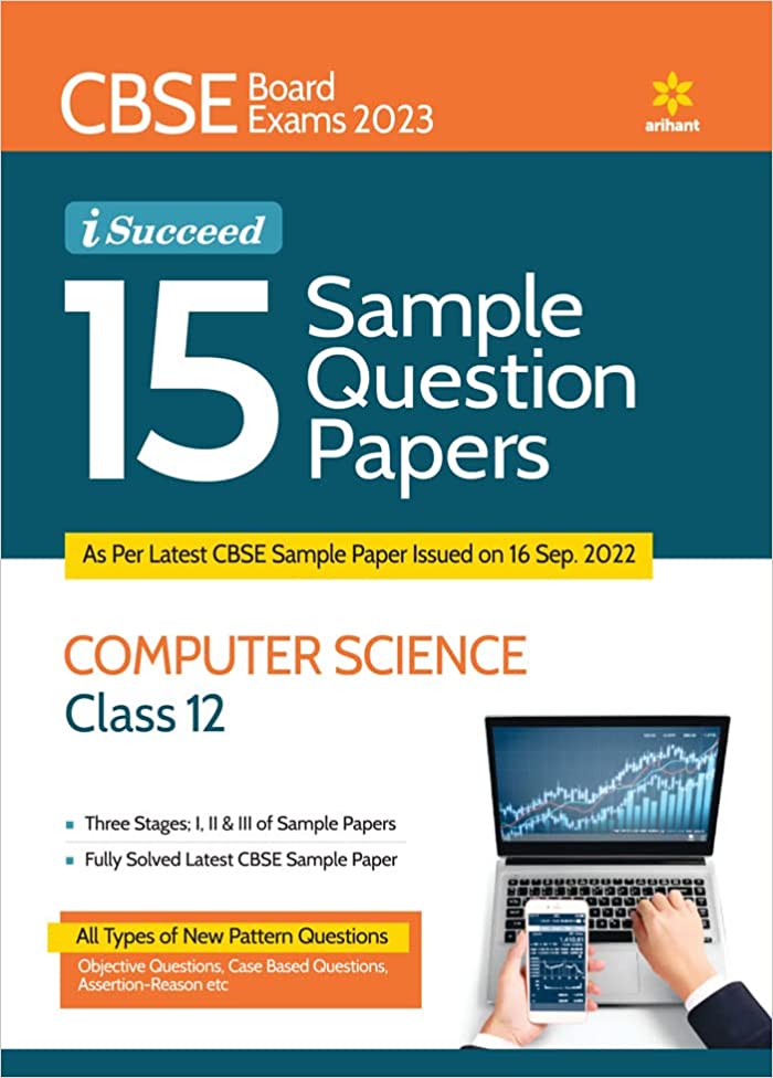 CBSE 15 Sample Papers COMPUTER SCIENCE  2023