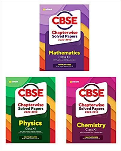 CBSE Chapterwise Solved Papers Physics Chemistry Mathematics Class 12th 2023