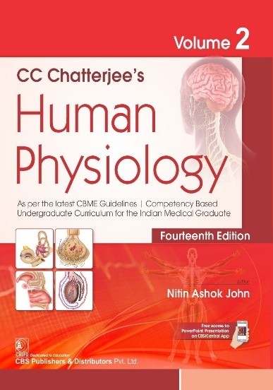 Chatterjee S Human Physiology 14th (Vol 2)by Nitin Ashok John