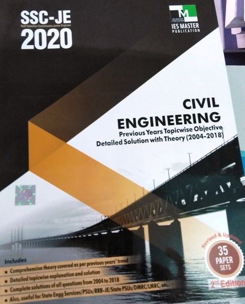 Civil Engineering Ssc Je 2020 Previous Years Topicwise Objective  Detailed Solution with Theory