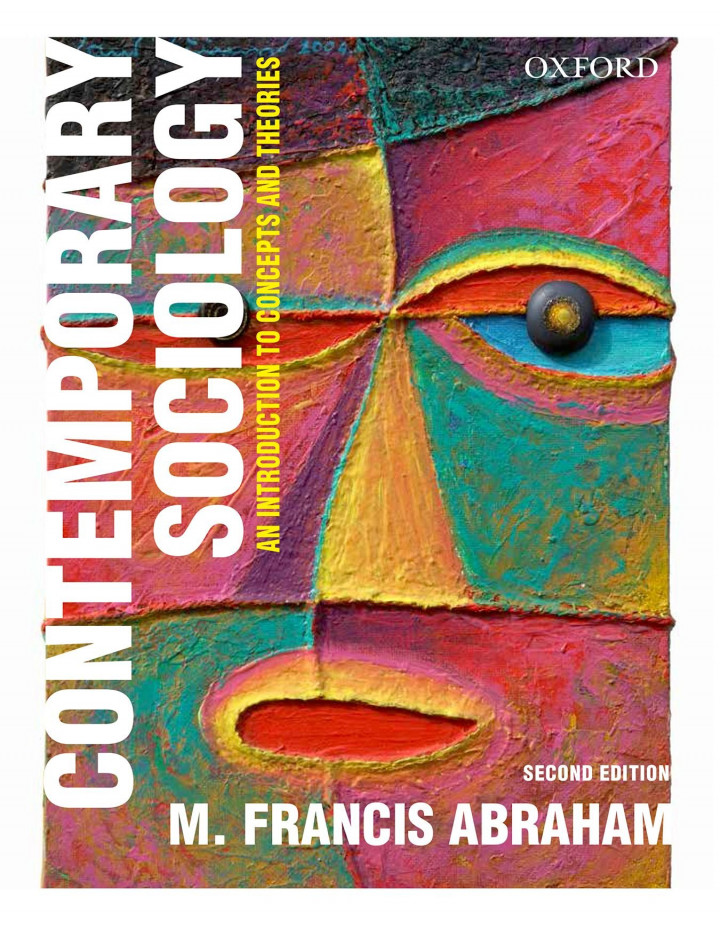 Contemporary Sociology Second Edition by M Francis Abraham