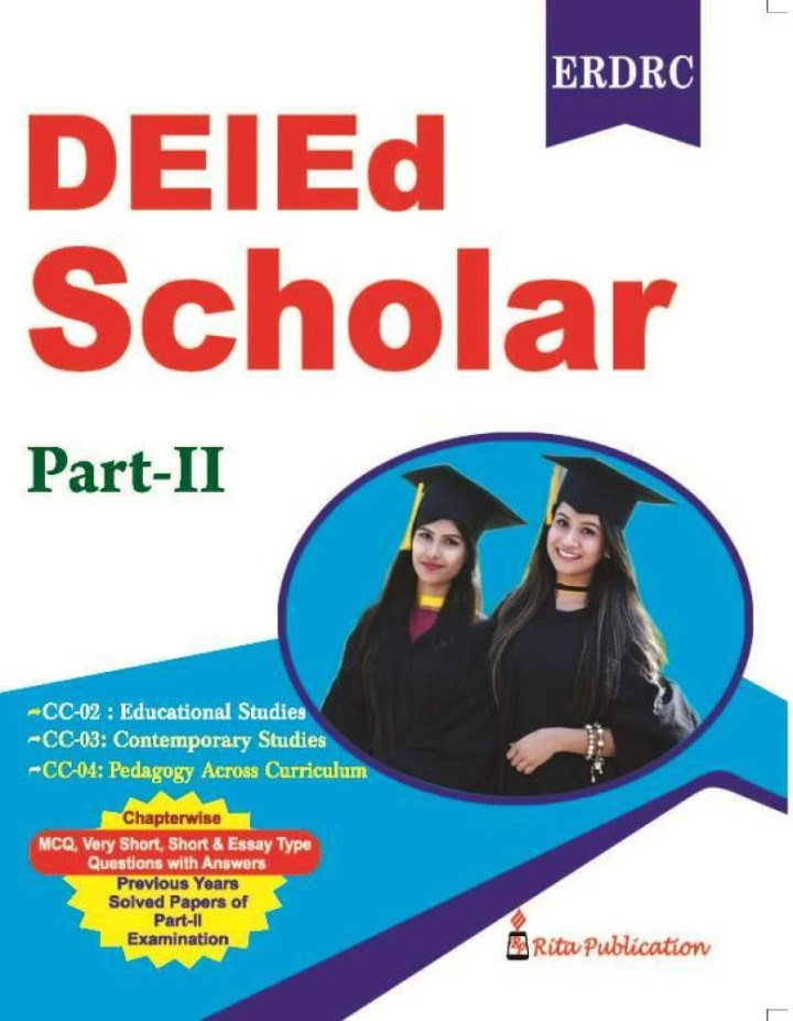DElEd Scholar Part-II English Version By RITA PUBLICATION