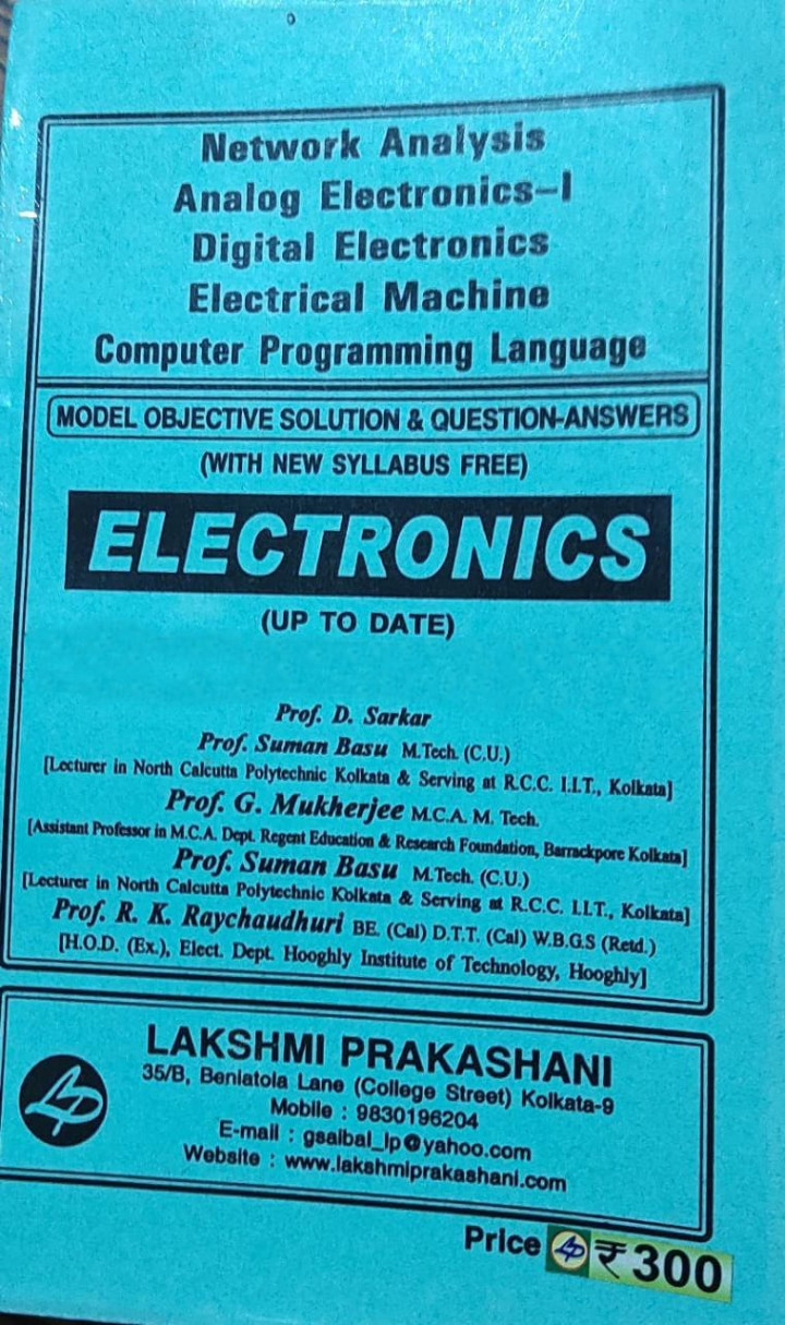 ETE 3rd Semester Polytechnic guide book Lakshmi Publication