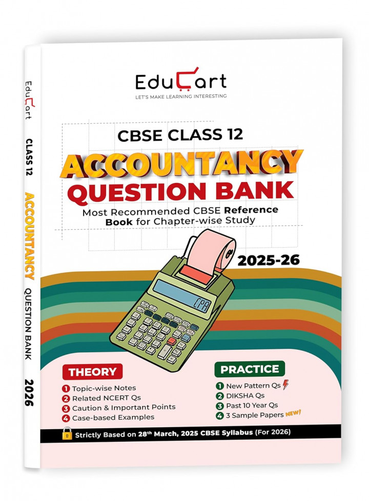 Educart CBSE Class 12 Accountancy Question Bank by Sunil Panda