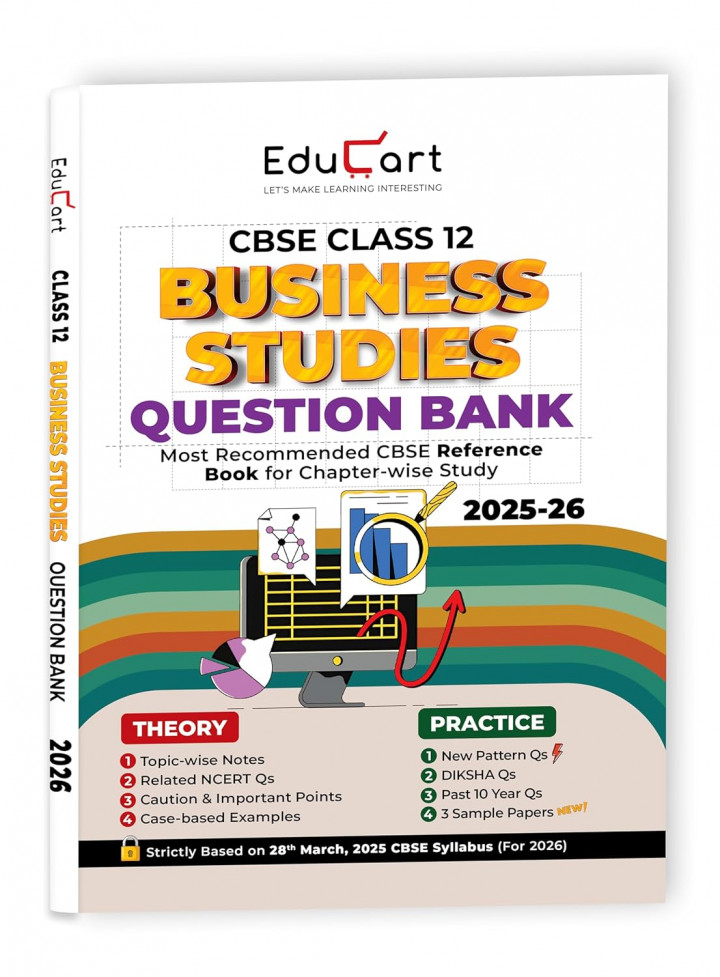 Educart CBSE Class 12 Business Studies Question Bank