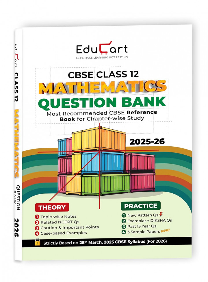 Educart CBSE Class 12 Mathematics Question Bank