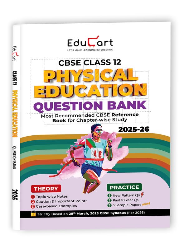 Educart CBSE Class 12 Physical Education Question Bank
