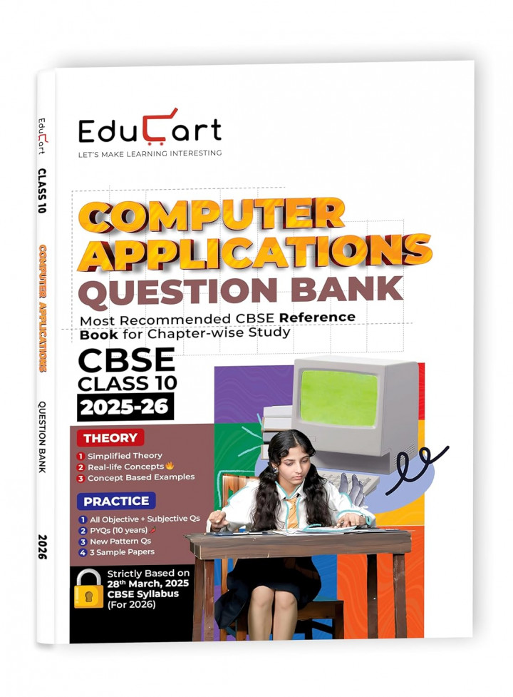 Educart CBSE Question Bank Class 10 Computer Application