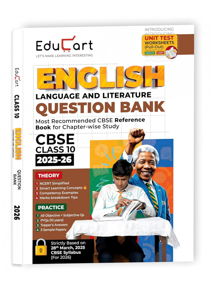 Educart CBSE Question Bank Class 10 English