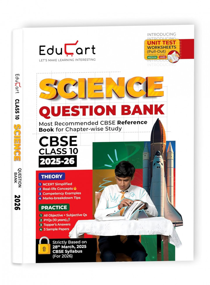 Educart CBSE Question Bank Class 10 Science by Prashant Kirad