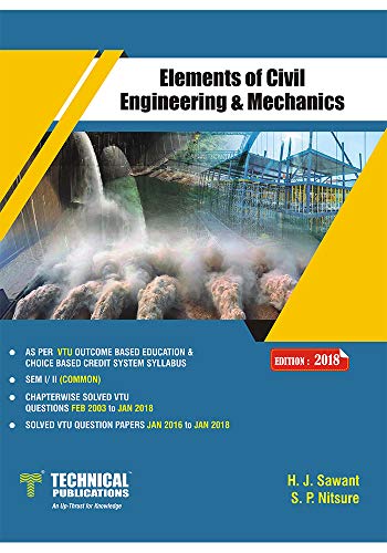 Elements Of Civil Engineering amp Mechanics For VTU Course 18 OBE amp CBCS Technical Publications