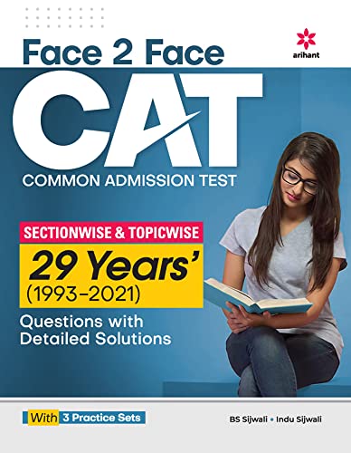 Face To Face CAT book with solved papers (Arihant Publication) 2023