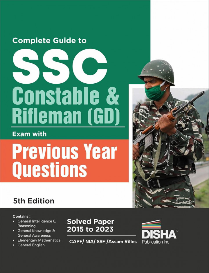 Guide to SSC Constable & Rifleman ( Disha Publication)