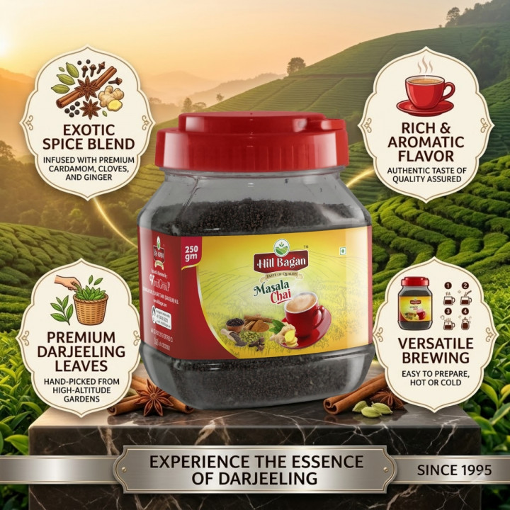 Hill Bagan Masala Tea 250gm (Masala)