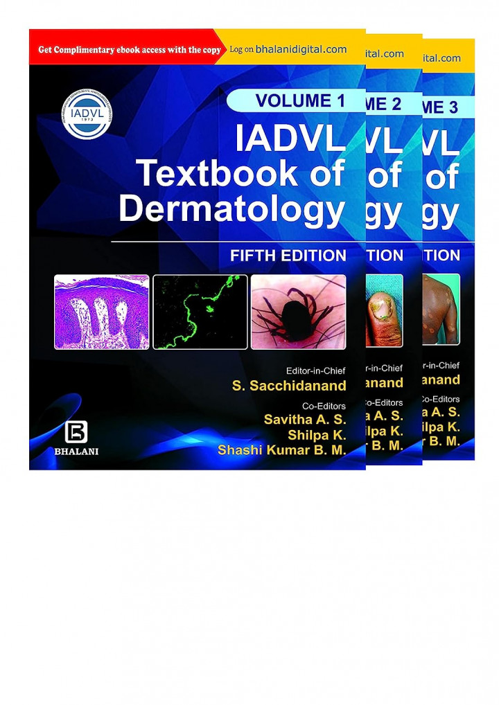 IADVL Textbook of Dermatology (Set of 3 Volumes) By S SACCHIDANAND