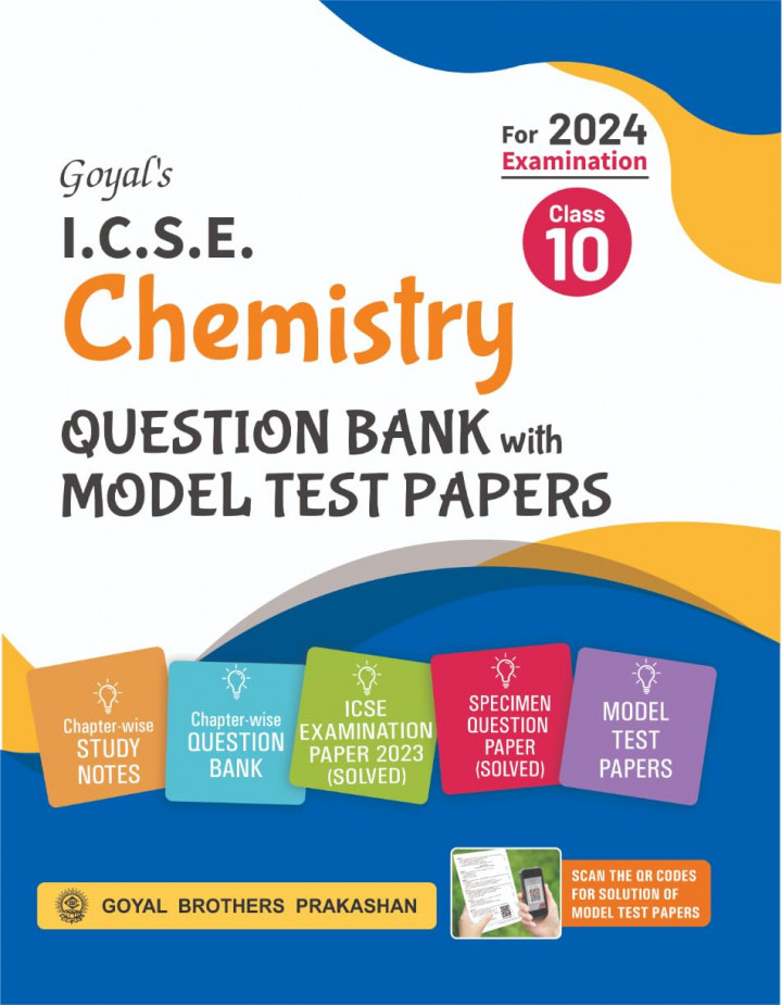 ICSE Chemistry Specimen Question Bank with Model Test Papers