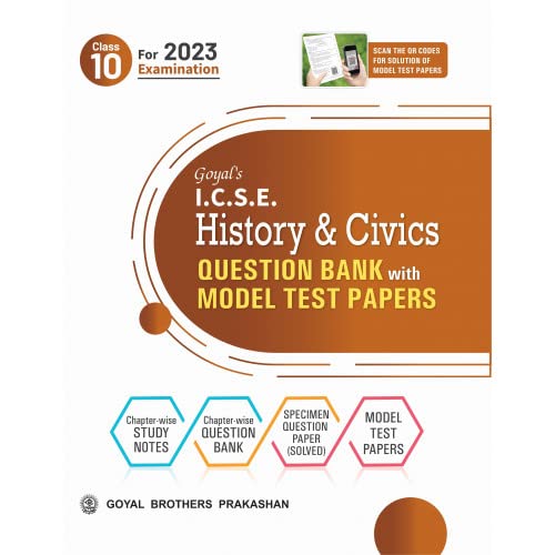 ICSE History & Civics Question Bank with Model Test Papers