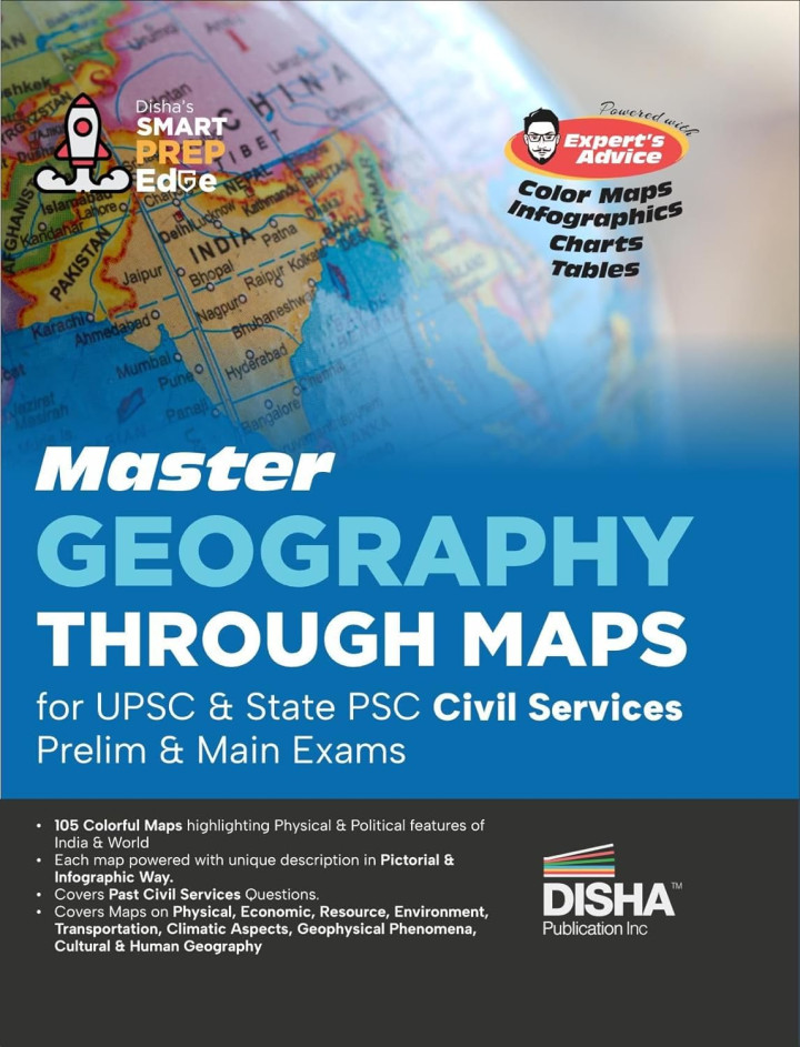 Master Geography through Maps By Disha Experts