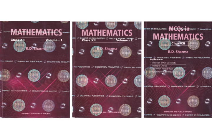 Mathematics class 12th Vol 1 Vol 2 and MCQ by R D Sharma