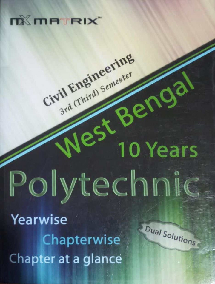 Matrix Civil Engineering 3rd Semester West Bengal Polytechnic 2023