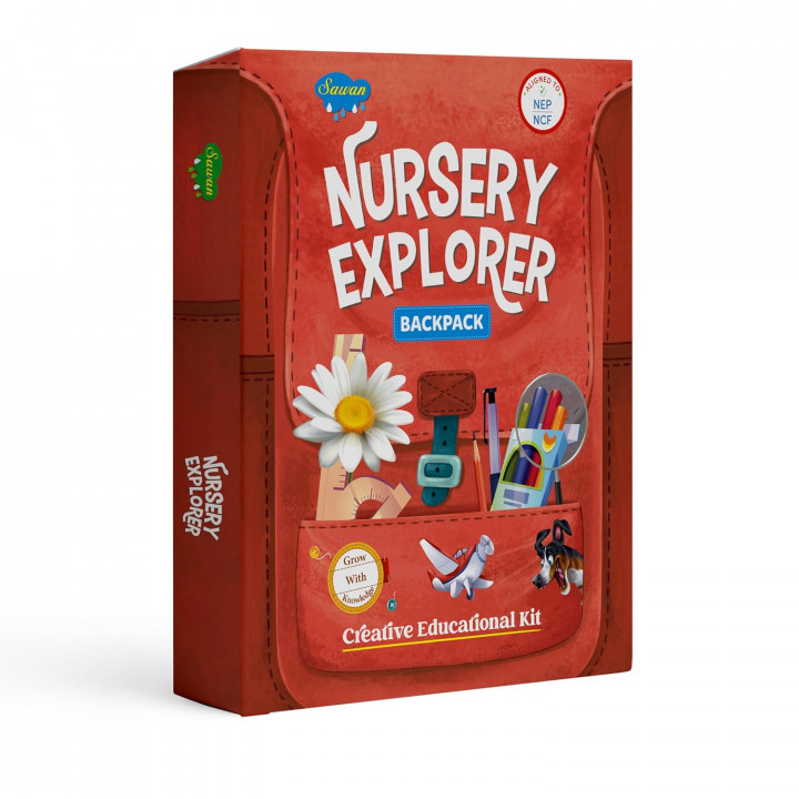 NURSERY EXPLORER BACKPACK SET OF 8 BOOKS by SAWAN