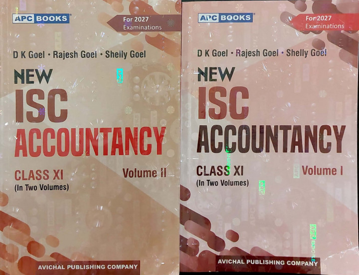 New I S C Accountancy Class- XI (Vol I & II) By D K Goel