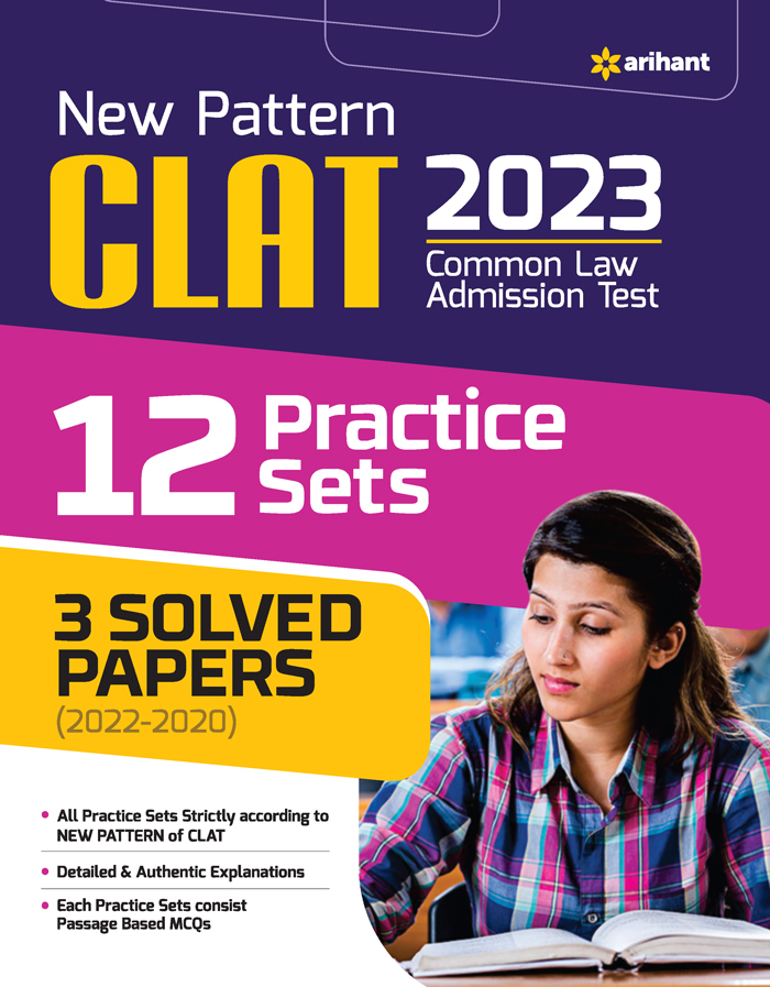 New Pattern CLAT 2 Practice Sets 3 Solved papers