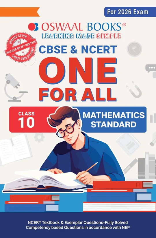 Oswaal CBSE & NCERT One for All Class 10 Mathematics Standard 2026