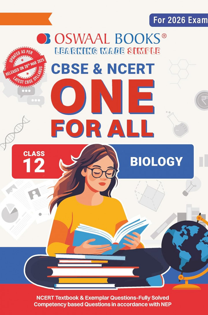 Oswaal CBSE & NCERT One for All Class 12 Biology