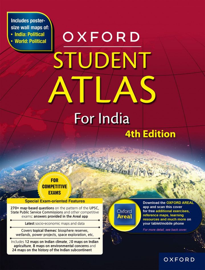 Oxford Student Atlas for India Fourth Edition By by Oxford University Press