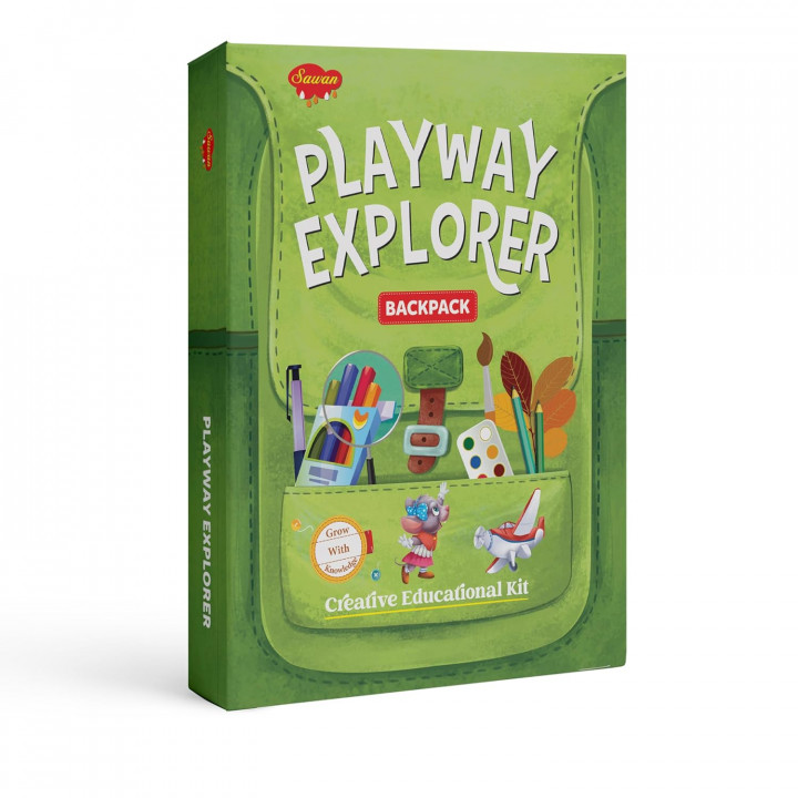PLAYWAY EXPLORER BACKPACK SET OF 6 BOOKS by SAWAN