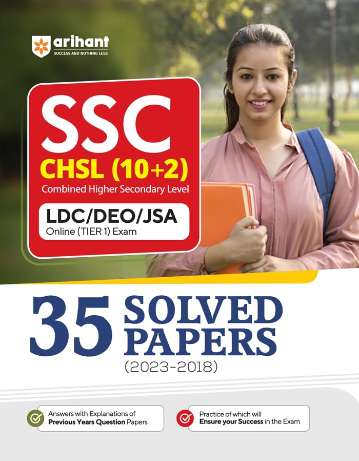 SSC CHSL 10+2 35 Solved Papers LDC DEO JSA by Arihant