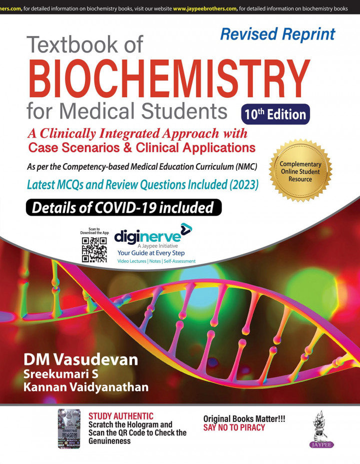 Textbook of Biochemistry for Medical Students By DM Vasudevan