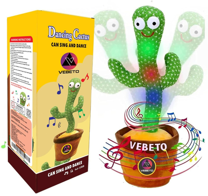 Vebeto Dancing Cactus Toy For Kids
