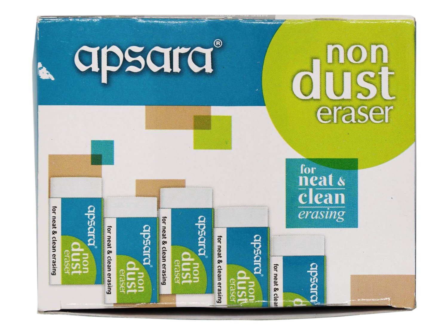 APSARA Non-Dust Eraser (Pack of 20)