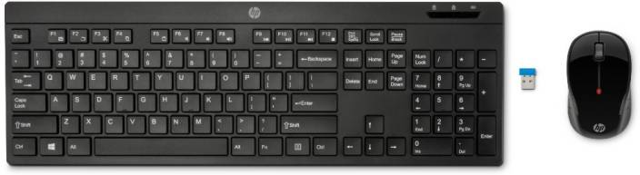 HP 200 Mouse & Wireless Laptop Keyboard  