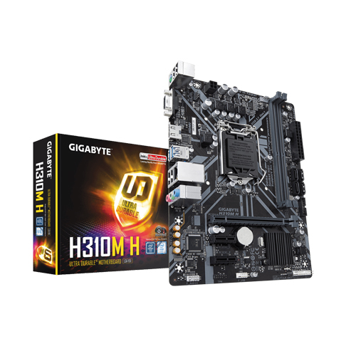 Gigabyte H310M-H HDMI and VGA Port Ultra Durable motherboard