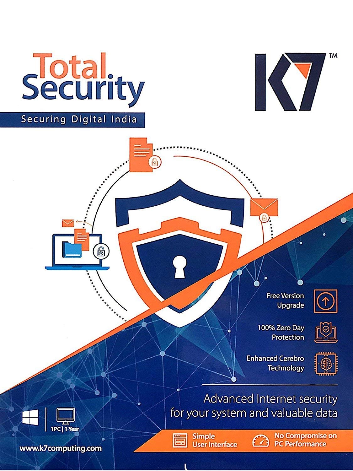 K7 Total Security 2016 5 Pc 1 Year