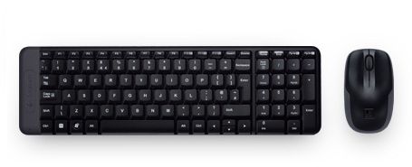 Logitech MK220 Mouse & Wireless Laptop Keyboard 