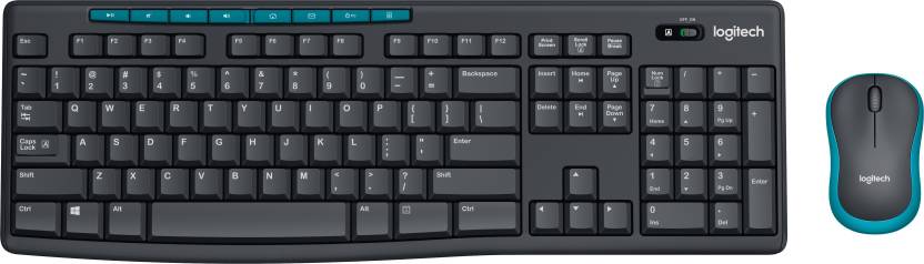 Logitech MK275 Mouse & Wireless Laptop Keyboard  
